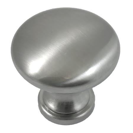 Laurey 1 3/8" Hollow Steel Knob, Brushed Satin Nickel 54628